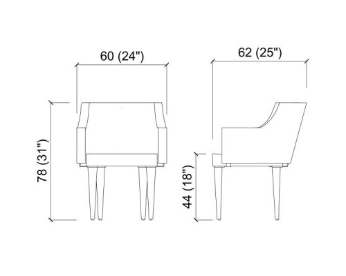 Кресло для ожидания BIRKSOFA