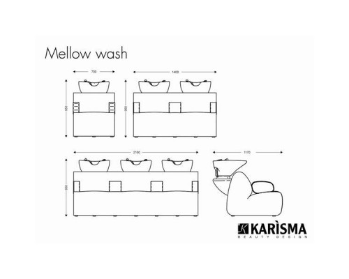 Мойка парикмахерская MELLOW WASH 2