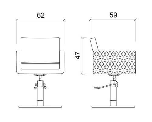 Кресло парикмахерское USHAPE Q